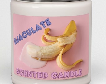 Vela perfumada con eyaculación, regalo de broma: vela de soja, vela divertida, humor para adultos, regalo novedoso, decoración grosera, regalo de cumpleaños