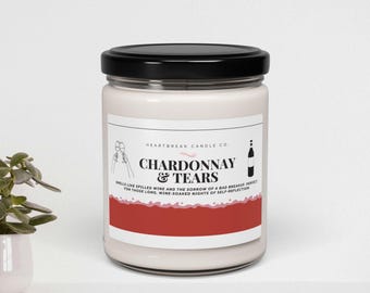 Heartbreak Tears Relationships Offensive Sarcastic Gag Gift, Funny Decor, Candle Lover, Home Fragrance, Soy Wax, 9oz
