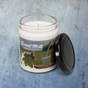 Breast milk, Breast feeding, Sarcastic, Adult Humor, Gag gift, Candle image 6