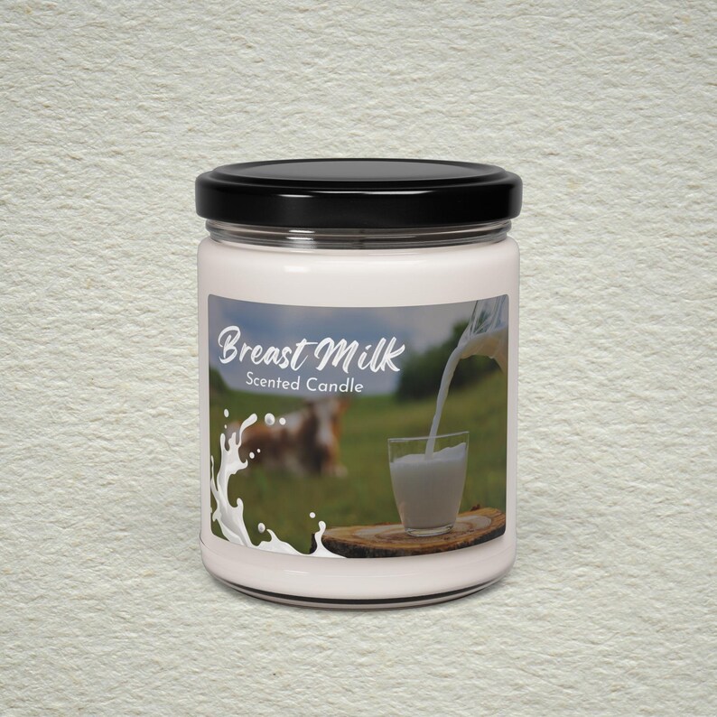 Breast milk, Breast feeding, Sarcastic, Adult Humor, Gag gift, Candle image 9