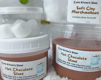 Hot Chocolate DIY Slime Kit: Marshmallow Sprinkles - Butter Slay Slime
