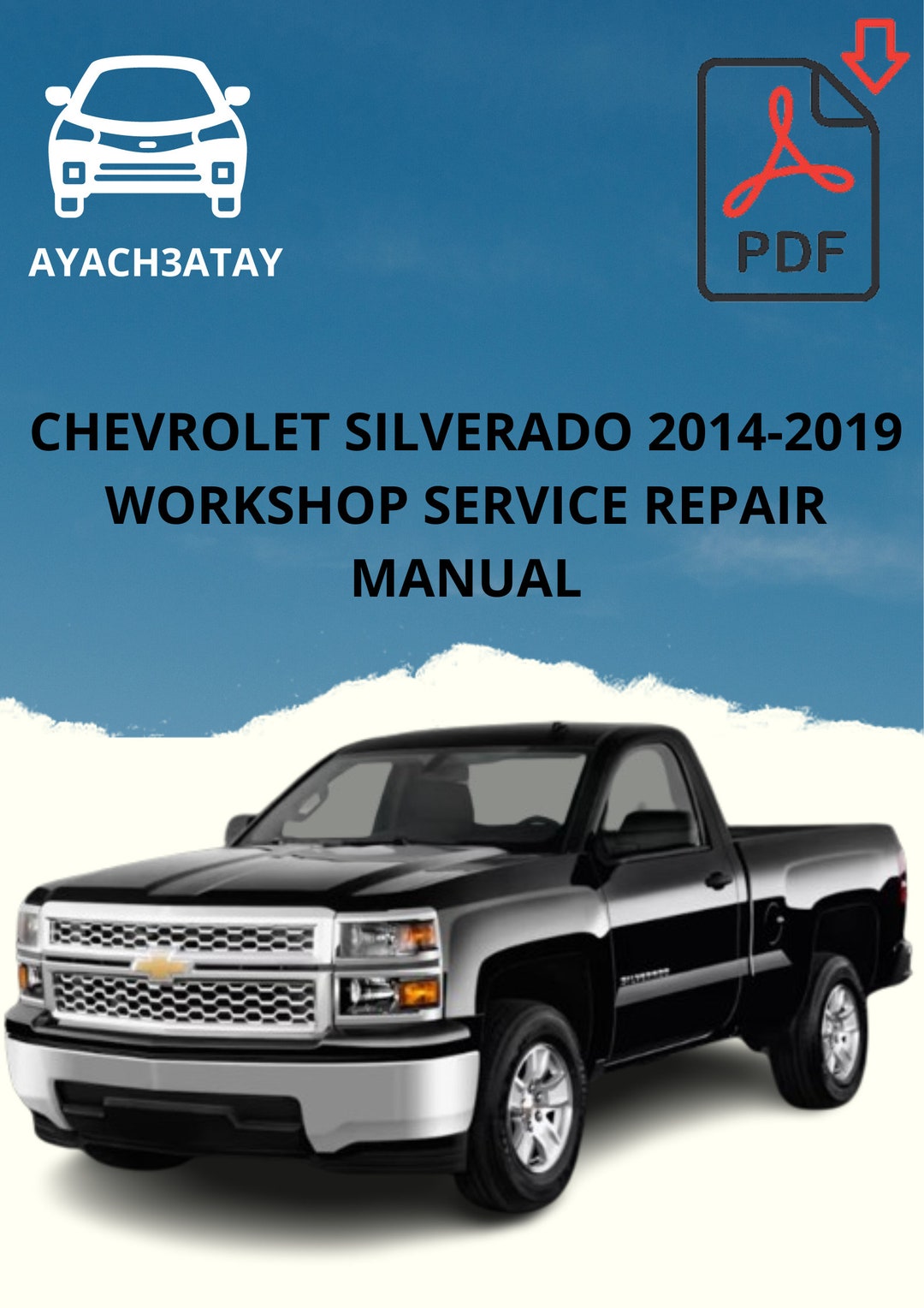 Chevrolet Silverado 2014-2019 Workshop Service Repair Manual - Etsy