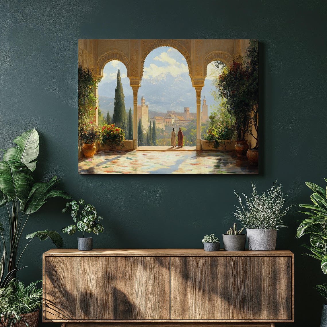 Alhambra Canvas Wall Art Stunning Spanish Architecture Ideal For Home 
