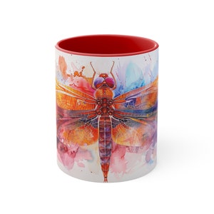 Splendida tazza a forma di libellula / Tazza da caffè, tazza da tè, amante degli animali, natura, regalo, compleanno, festa, vacanza, bellissime tazze, popolare