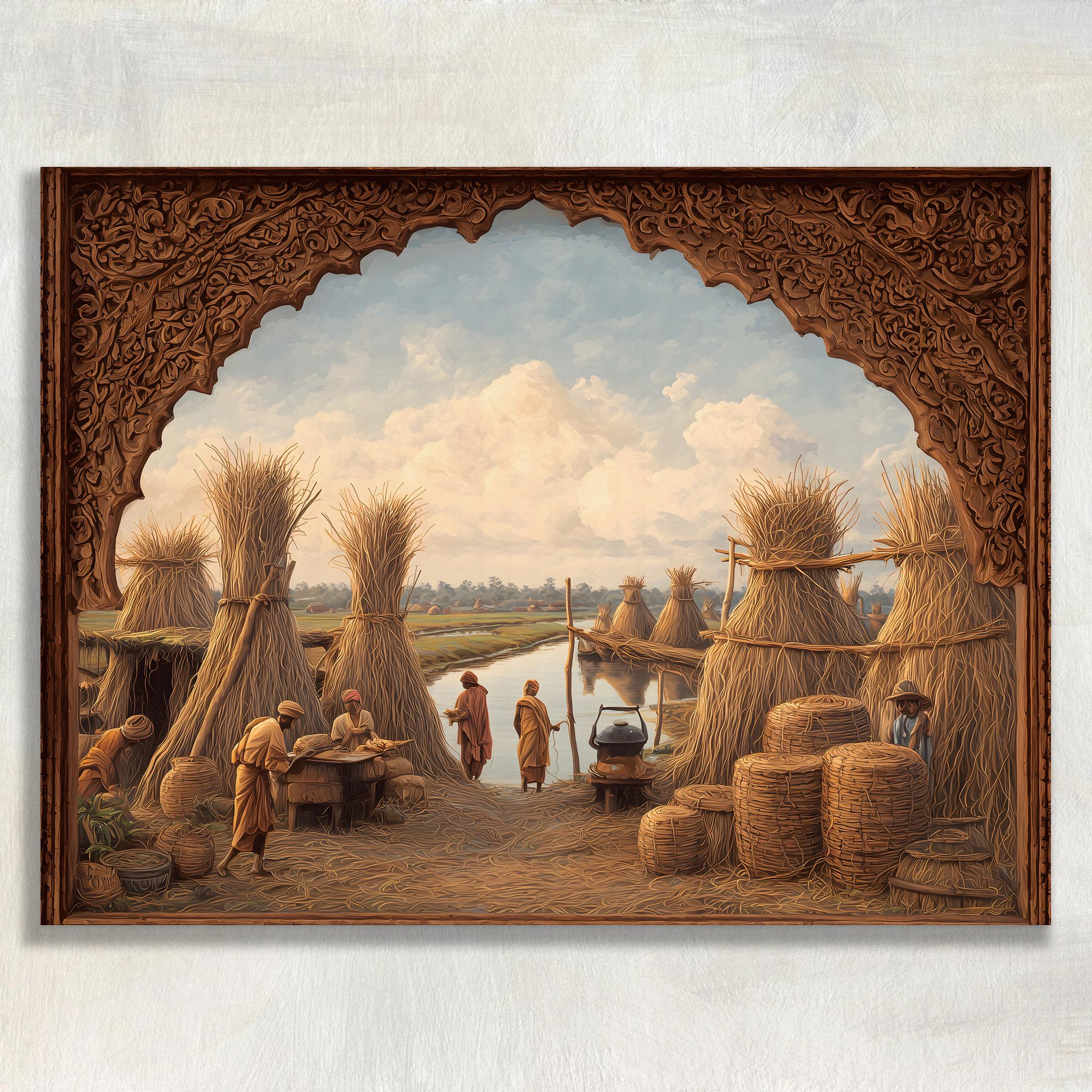 Bangladesh Oil Painting - Etsy