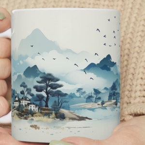 Südkorea Kaffee Tee Tasse, 325 ml, weiss