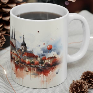 Austria Coffee Tea Mug, 11 oz, white