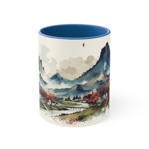 Chile Coffee Tea Mug, 11 oz, colored
