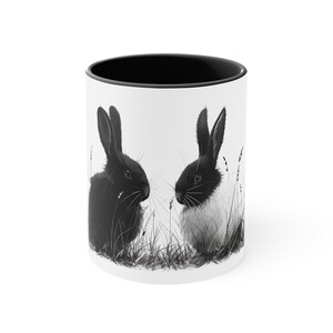 Kaninchen Becher Kaffeetasse Teetasse Niedliche Haustiere Tiere Geschenk Geschenk Geburtstag Urlaub Urlaub Schöne Tassen Familie Trending Art Beliebtes Design