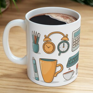 Accountant Job Mug Coffee Mug Tea Cup Pro Present Gift Birthday Work Beautiful Professional Trending Art Popular Design
