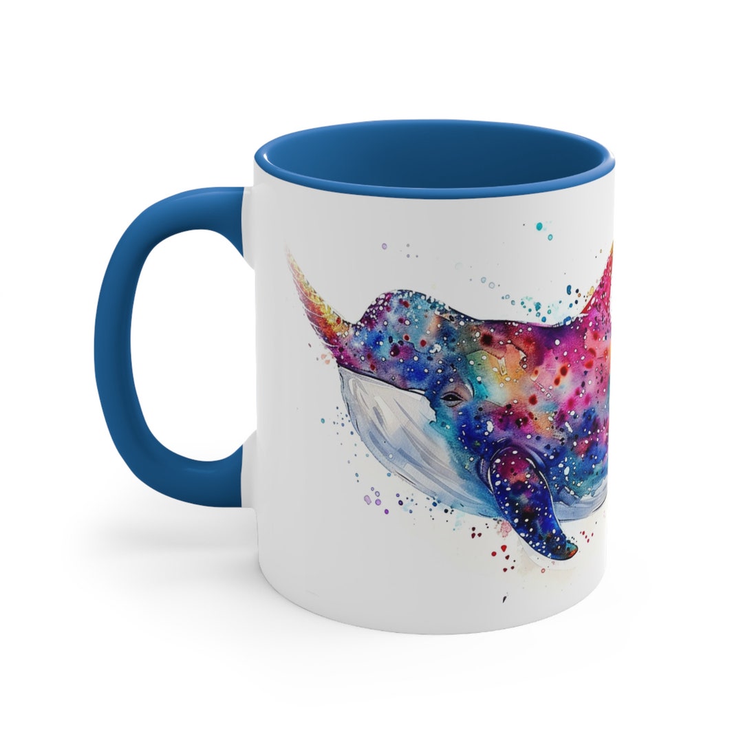 Stunning Narwhal Mug | Animal Lover, Coffee Mug, Tea Mug, Nature ...