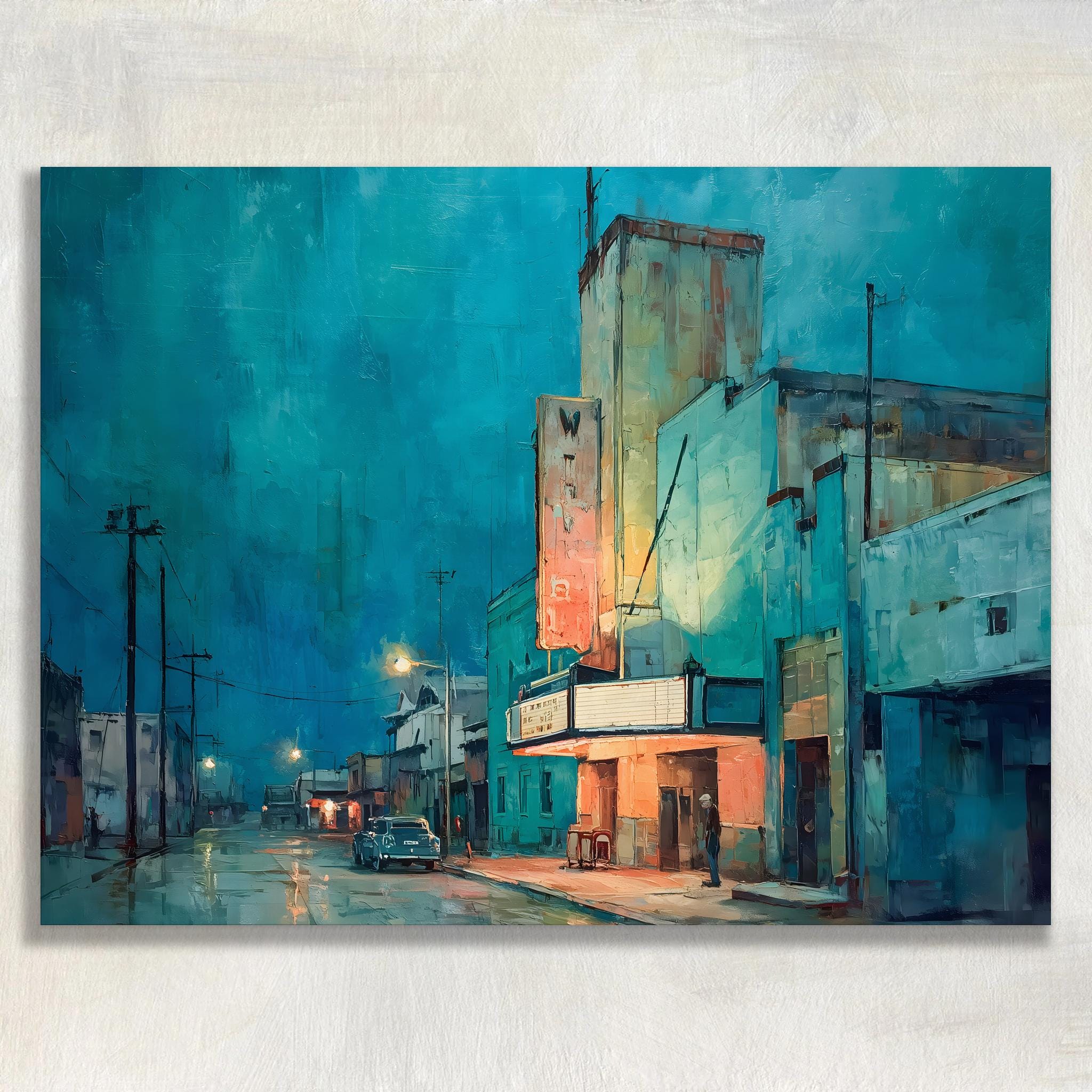 The Town Movie Art - Etsy