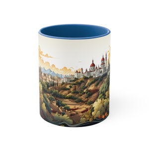 Spain Coffee Tea Mug, 11 oz, colored
