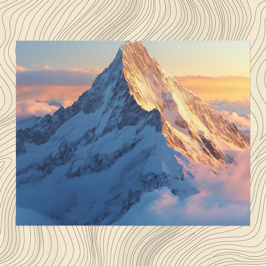 Swiss Alps Canvas Wall Art Stunning View Switzerland Decor Nature Themed Painting Large Swiss Alps Canvas Wall Art Stunning View Switzerland Decor Nature Themed Painting Large