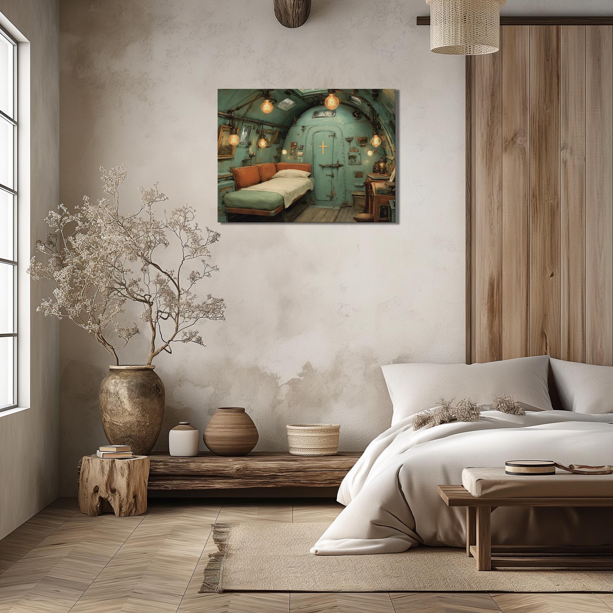 Cozy Vintage Submarine Canvas Wall Art - Industrial Steampunk Nautical ...