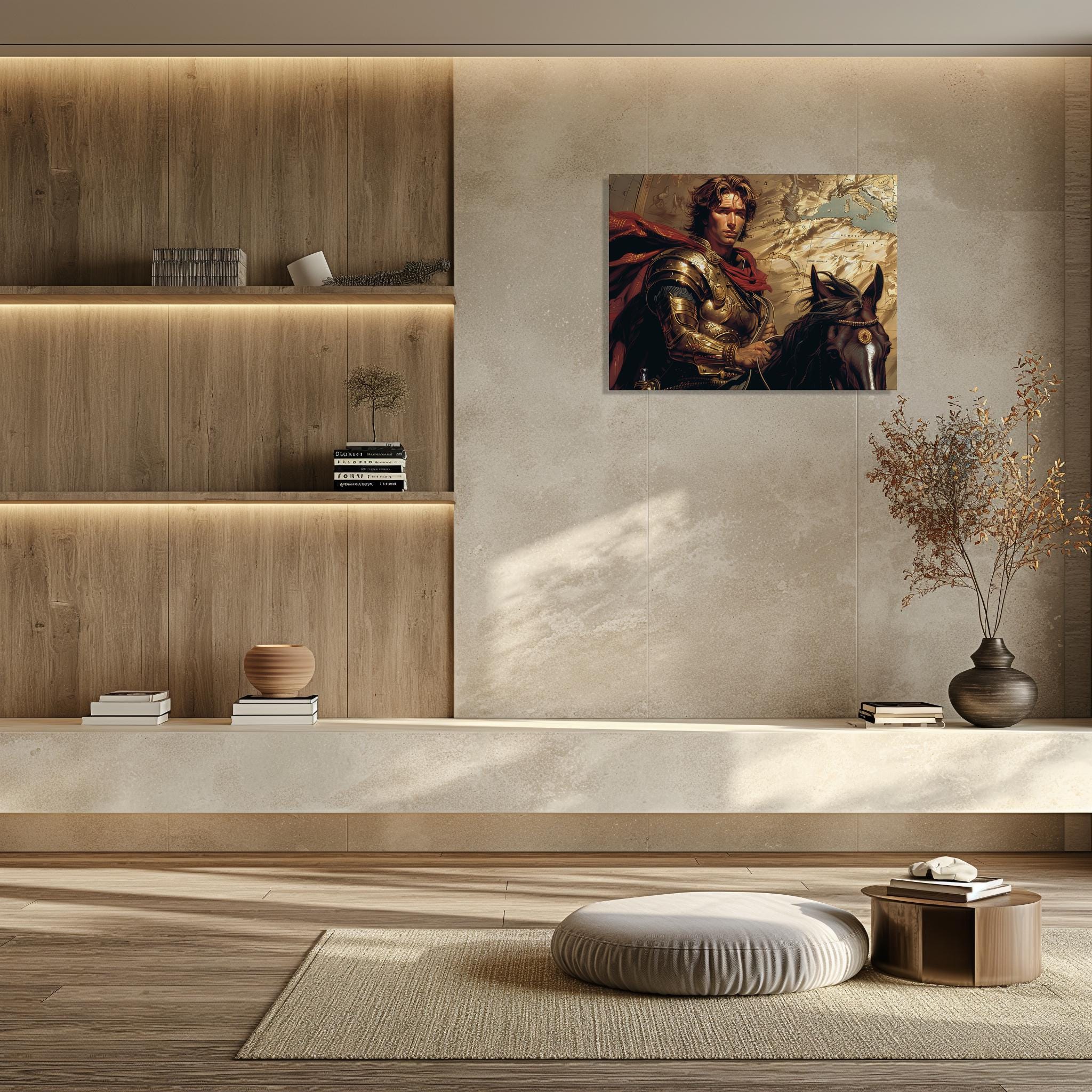 Alexander the Great Canvas Wall Art, Historical Conqueror Painting of ...
