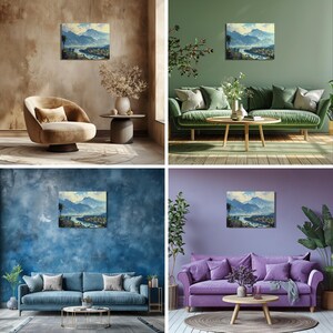 Test 3 mockup for Catchy Laos Canvas Wall Art Nostalgic Luang Prabang Detailed Painting for Living Room Decoration Glittering, Inexpensive Canvas Wall Artwork