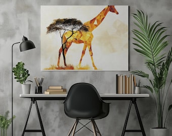 DLONIRPEX Giraffe Stampe Su Tela Di Stampe Da Parete Decorazioni Da