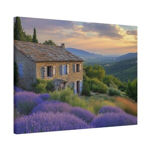Provence Canvas Wall Art, France Landscape Painting Home Decor ...