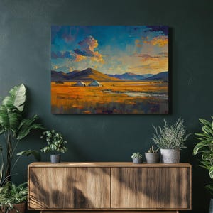 Mongolian painting - Etsy 日本