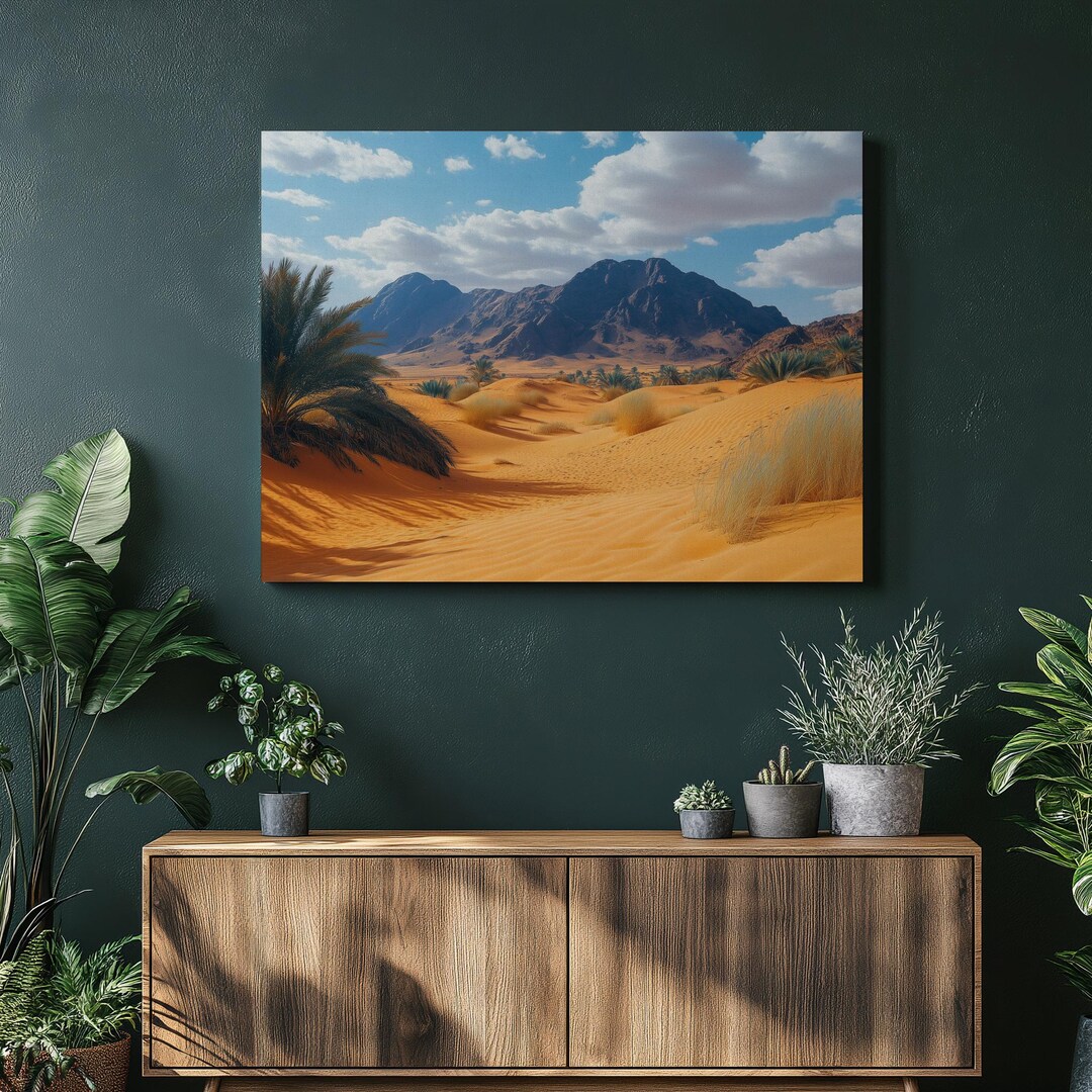 Libya Canvas Wall Art, Vibrant Decor, Colorful Wildlife Print ...