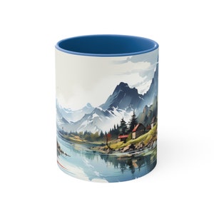 Norway Coffee Tea Mug, 11 oz, colored