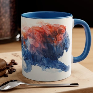 Stunning Lion Mug | Animal Lover, Coffee Mug, Tea Mug, Nature, Present, Gift, Birthday, Holiday, Vacation, Beautiful Mugs, Popular