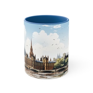 United Kingdom Coffee Tea Mug, 11 oz, colored