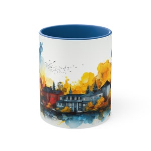 Ukraine Coffee Tea Mug, 11 oz, colored
