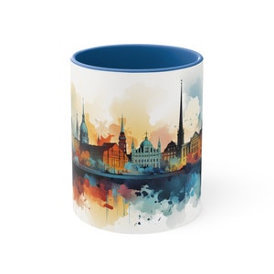 Germany Coffee Tea Mug, 11 oz, colored