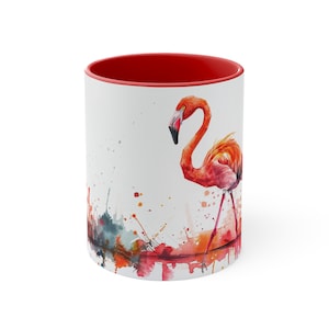 Stunning Flamingo Mug | Animal Lover, Coffee Mug, Tea Mug, Nature, Present, Gift, Birthday, Holiday, Vacation, Beautiful Mugs, Popular