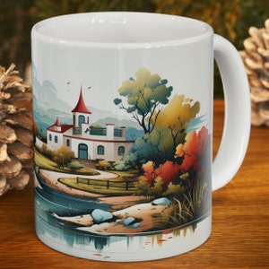 Mexico Coffee Tea Mug, 11 oz, white