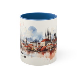 Austria Coffee Tea Mug, 11 oz, colored