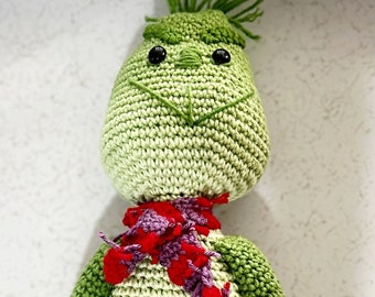 Festive Christmas Grinchy Soft Toy - Add a Touch of Mischief to Your Christmas, Perfect for Spreading Holiday Cheer!