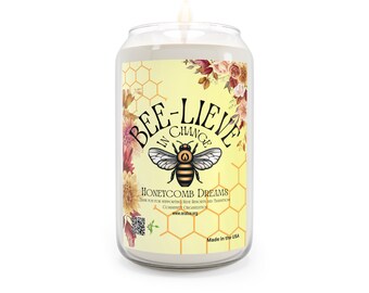Bee-Lieve Honeycomb Dreams Scented 13.75oz Candle