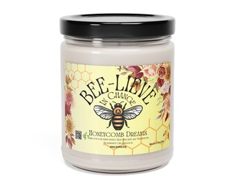 Bee-Lieve Honeycomb Dreams Scented 9oz Candle