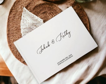 Libro de visitas de boda, álbum de fotos de boda, regalo personalizado para su día especial, libro de visitas, letrero de libro de visitas, decoración de boda