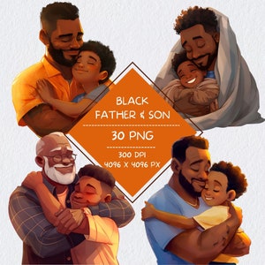 Imágenes Prediseñadas de padre e hijo negro, imágenes prediseñadas del Día del Padre feliz, imágenes prediseñadas del abuelo negro, imágenes prediseñadas del mejor papá, imágenes prediseñadas de papá e hijo, imágenes prediseñadas de papá