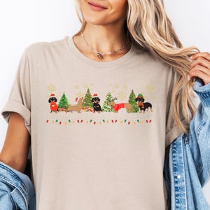 Dachshund Christmas Lights Shirt Dachshund Xmas Gifts Funny Dachshund Christmas Shirt Dachshund Lover Shirt Gift For Women Man Dog Mom Gifts