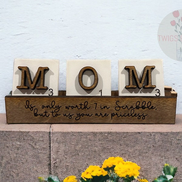 Priceless Mom: Unique Scrabble Gift - Show Her She's Beyond Value!