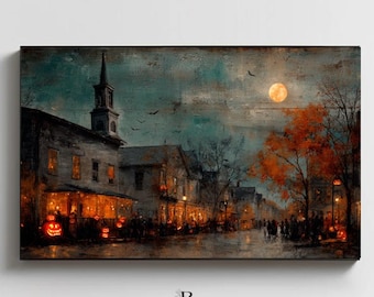Halloween Frame TV Art | Haunted House Frame TV | Halloween Art | Trick or Treat Samsung Frame TV Art | Digital Download |