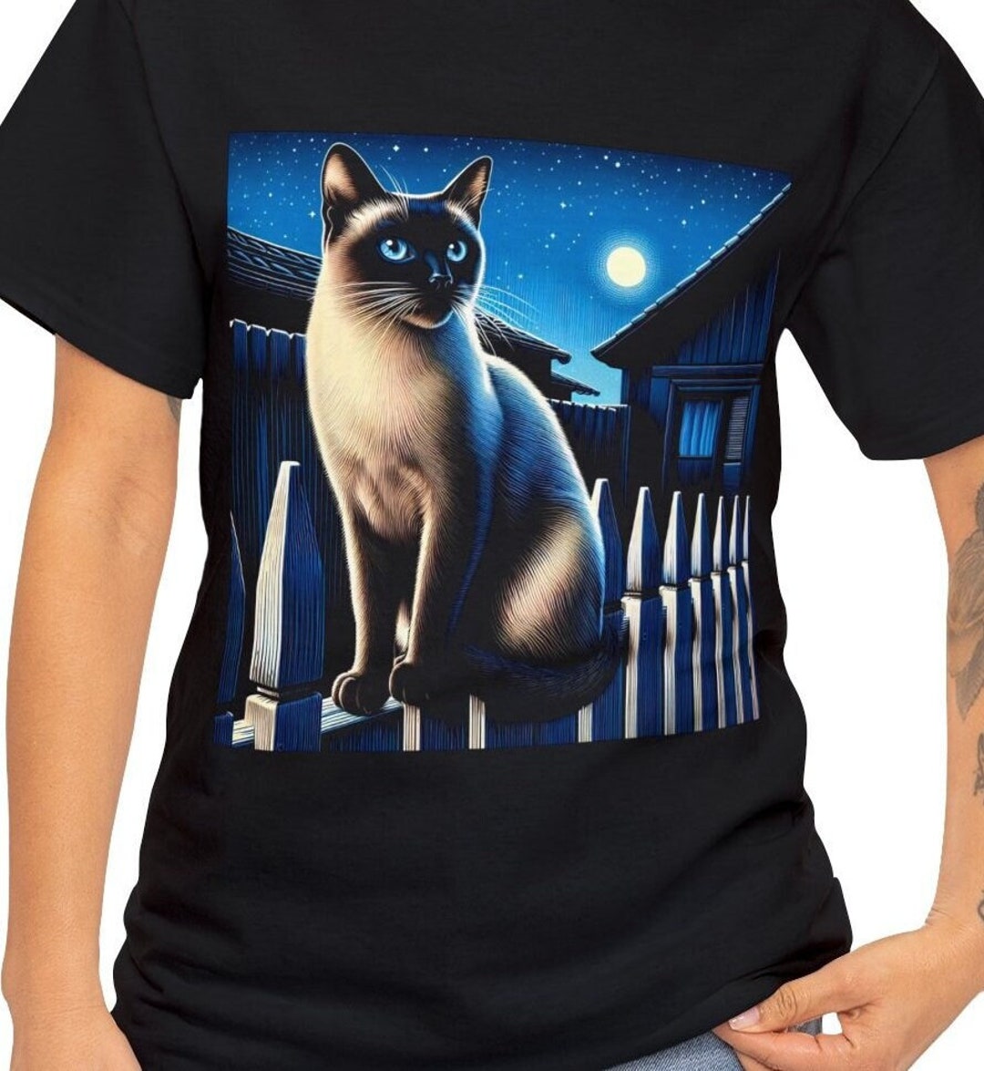 Siamese Cat Tshirts. Siamese Cat T Shirts. Siamese Cat Tee Shirts Etsy