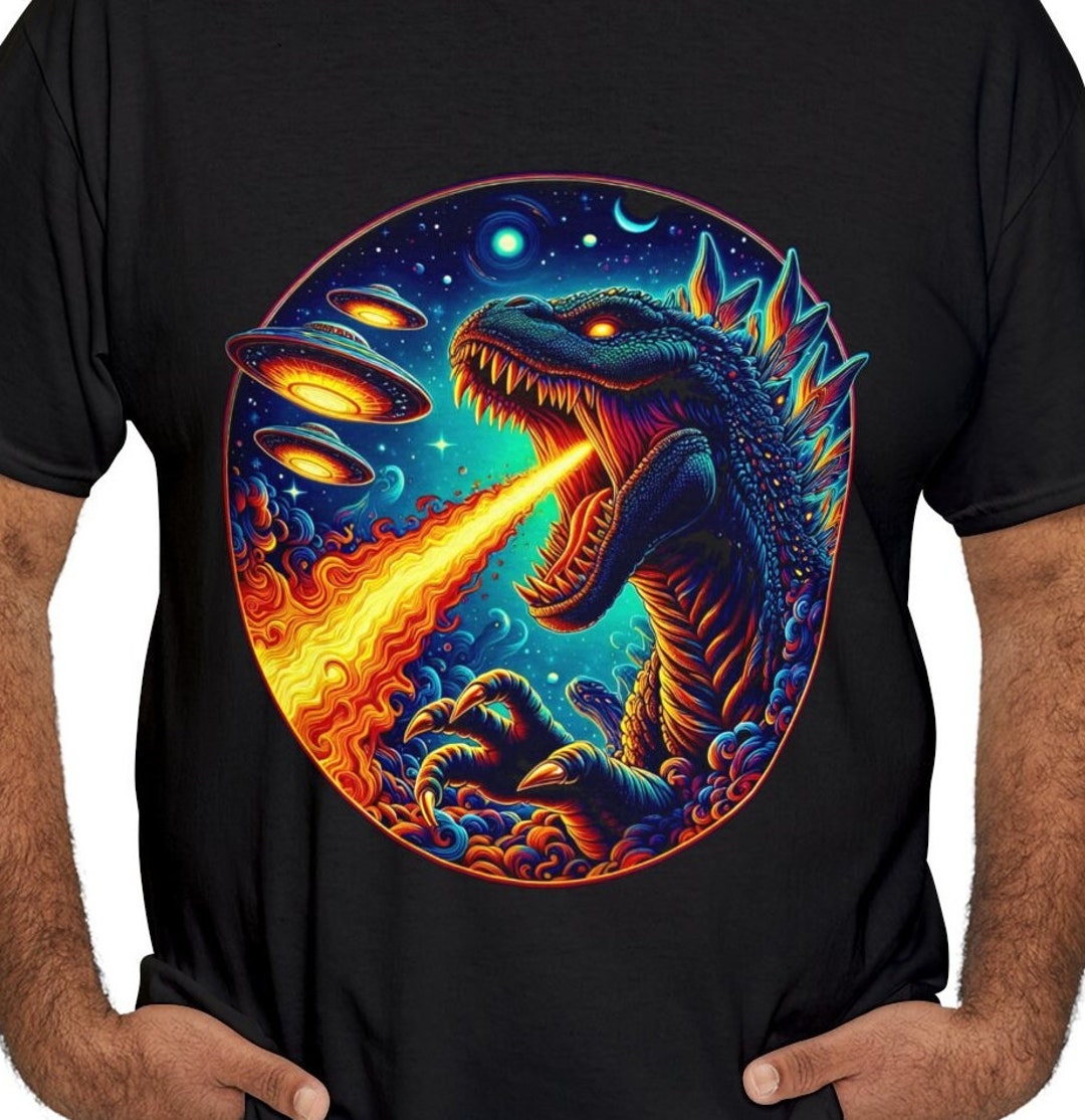 Godzilla Tee Shirts - Etsy