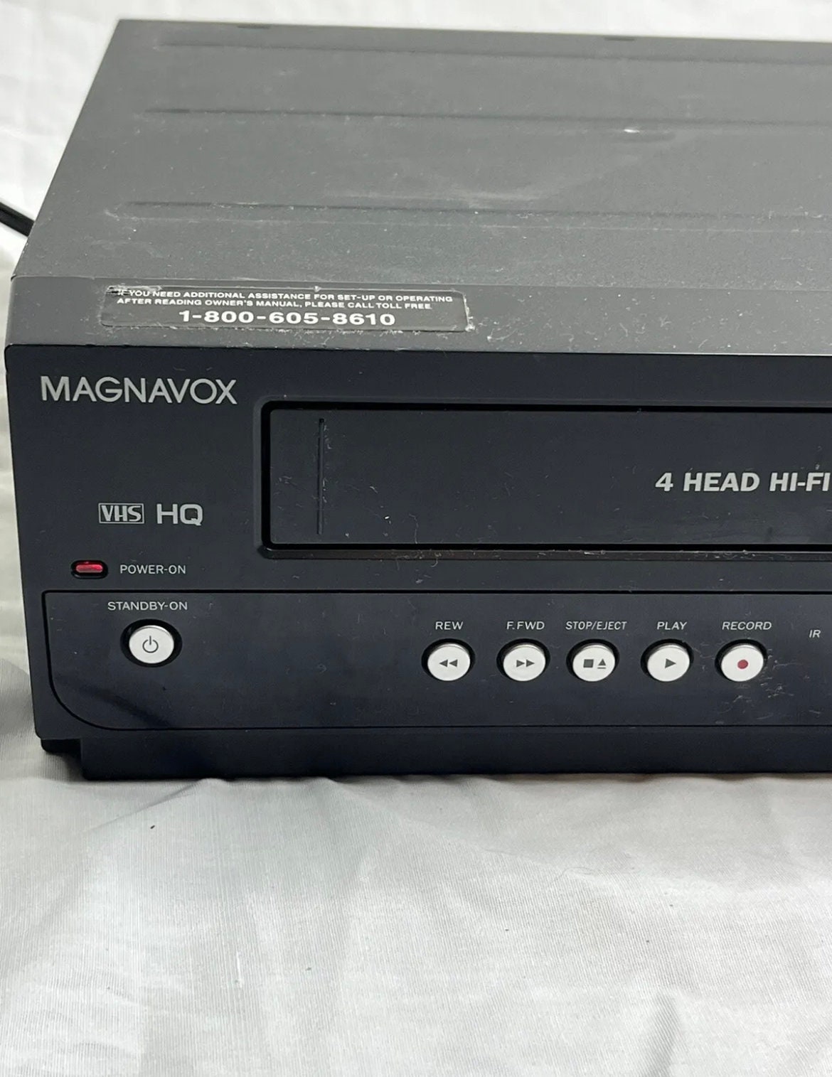 Magnavox DVD & VCR Recorder Player Combo W/digital Tuner Zv450mw8