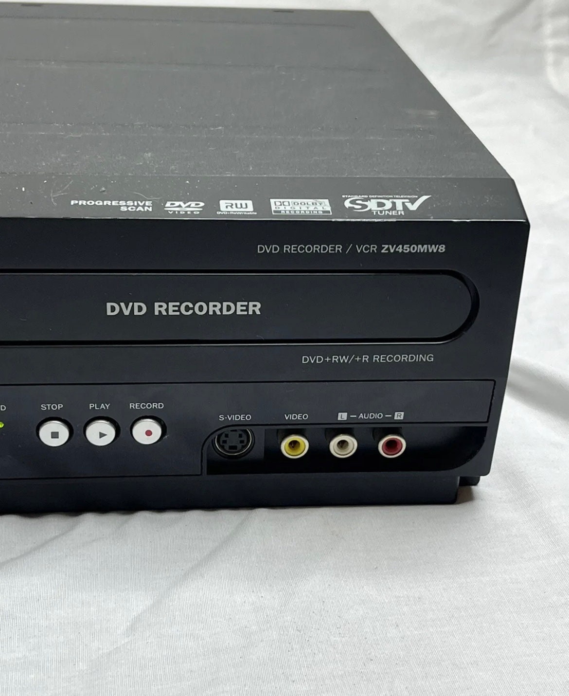 Magnavox DVD & VCR Recorder Player Combo W/digital Tuner Zv450mw8