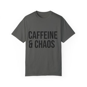 Kaffein & CHAOS Unisex Garment-Dyed T-Shirt