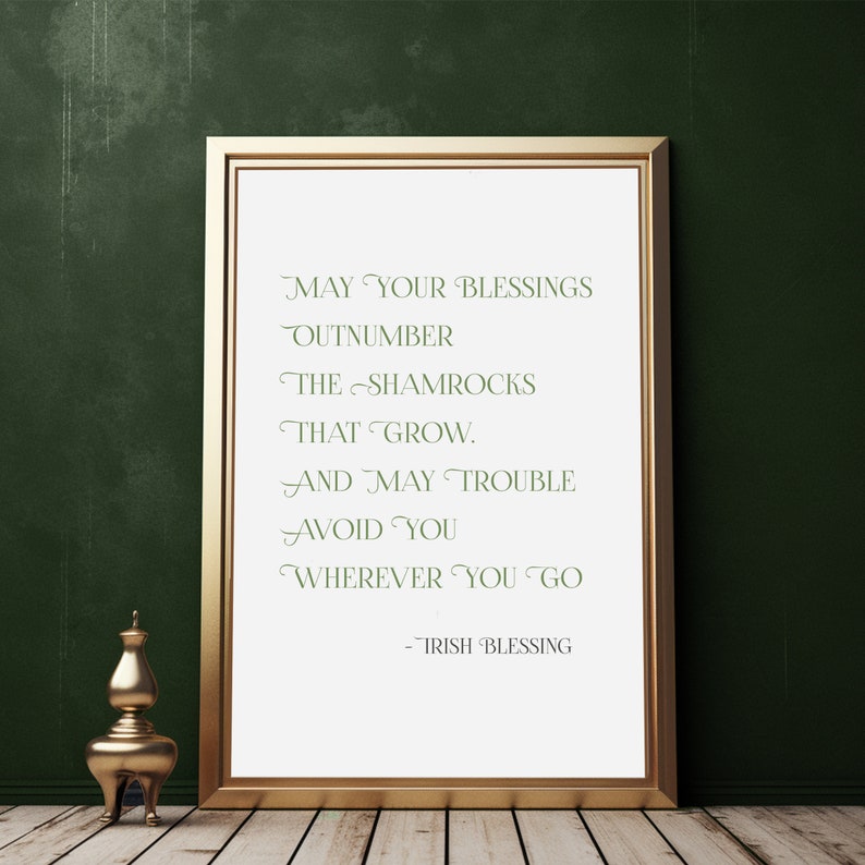 Irish Blessing Printable St Patricks - Il 794xN.5845001862 57vq