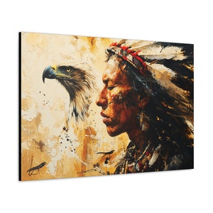 Native Painting, Indian Art, Canvas Print, Wall Art, Art Prints, Unique Art, Bedroom, Living Room, Home Decor, Native Vibes, American Indian