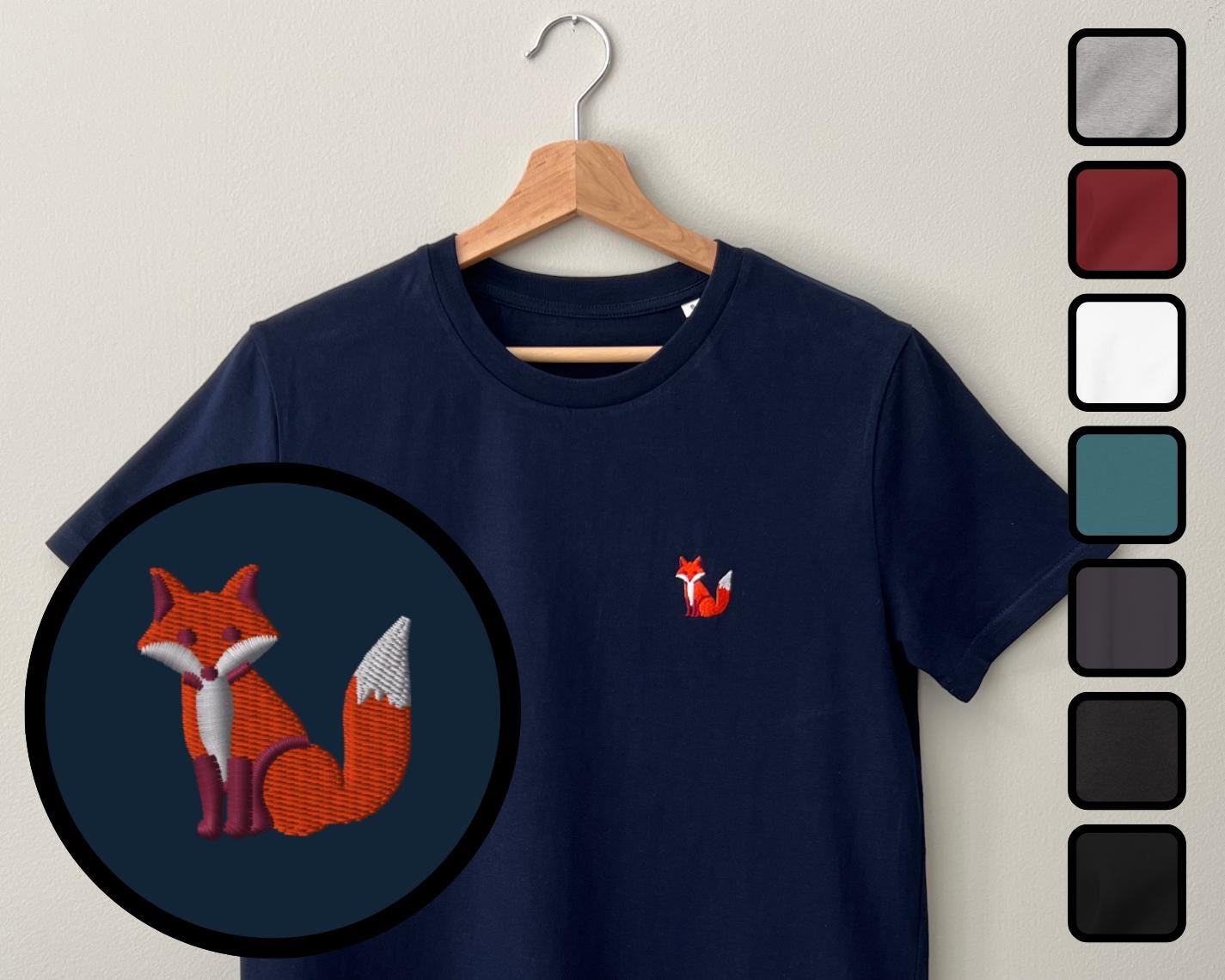 T-shirt Avec Encolure En Forme De Cœur Pour Femmes En Bleu