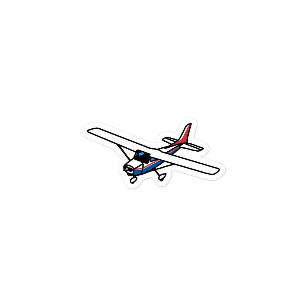 Plane Drawing Sticker Airplane Sticker, Small Plane Drawing, Pilot Gift Laptop Water Bottle ...
